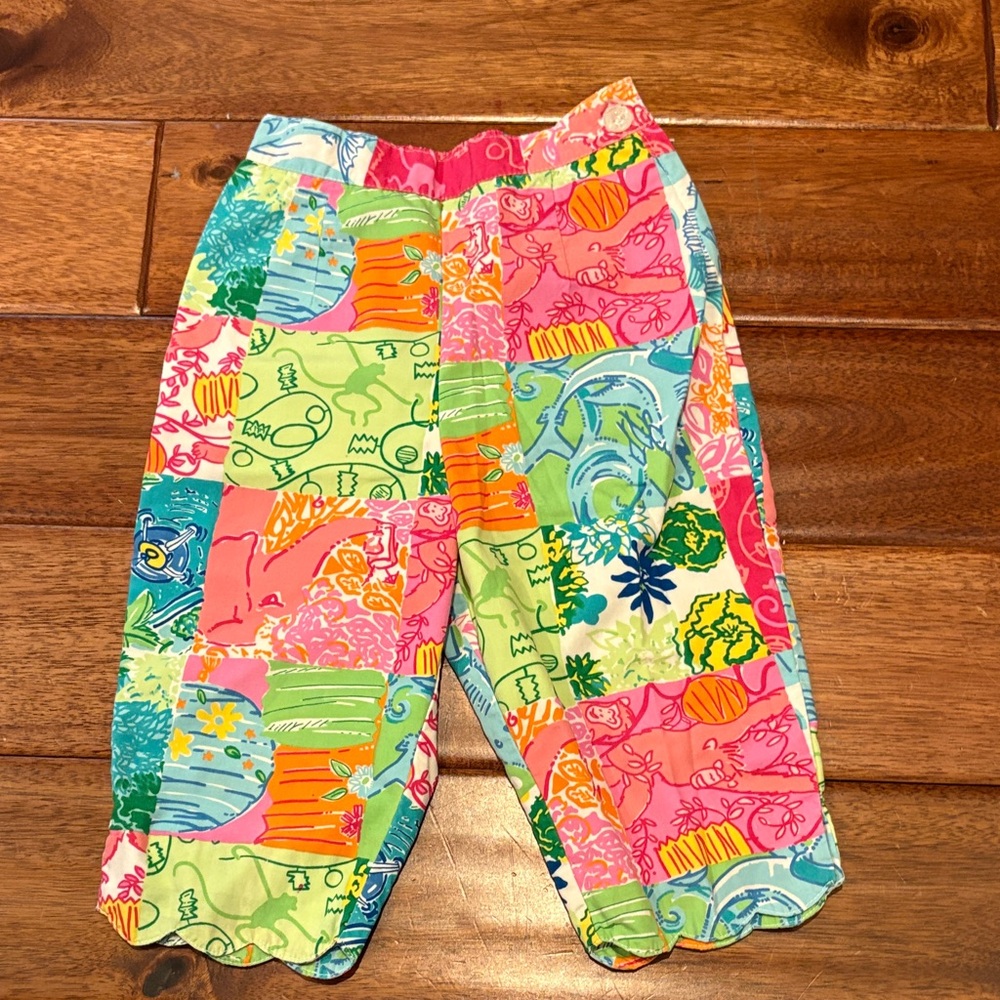 Lilly Pulitzer Vibrant Patchwork Kids Pants